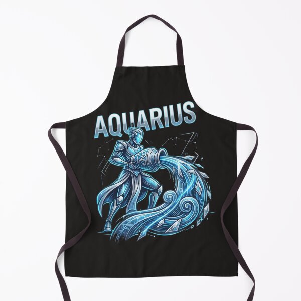 Item preview, Aquarius Daily Horoscope Zodiac Sign | Water Bearer Astrology | Celestial Cosmic Art | Aquarius Birthday Gift | Unique Zodiac Design designed and sold by Bhaskar Digital Art.