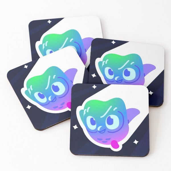 Item preview, Angry Neon Space Owl Comet - Vaporwave Synthwave Gradient Mascot Sticker designed and sold by Billy Morfo™.