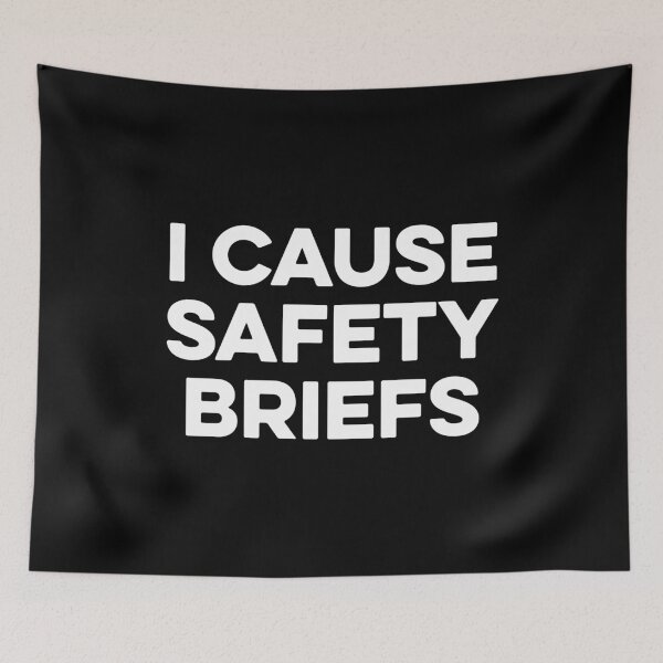 Item preview, I Cause Safety Briefs designed and sold by maurrathania.