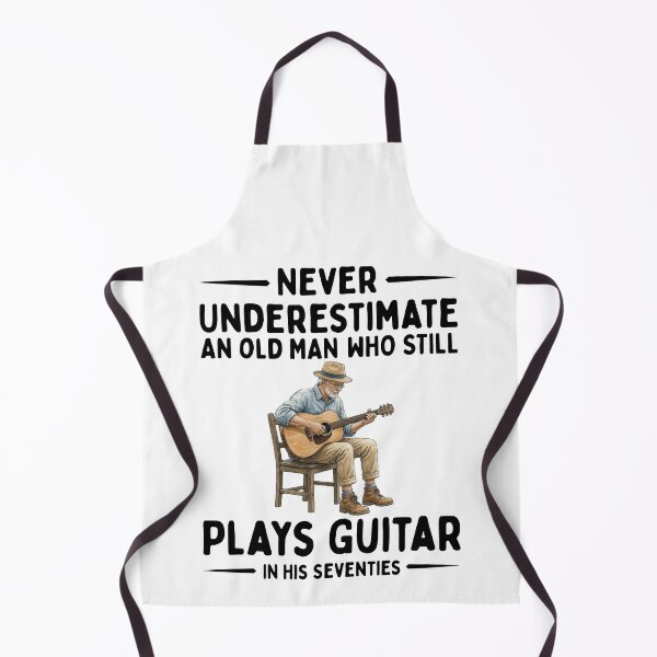 Item preview, Never Underestimate An Old Man Who Still Plays Guitar in His Seventies designed and sold by LounisArt.
