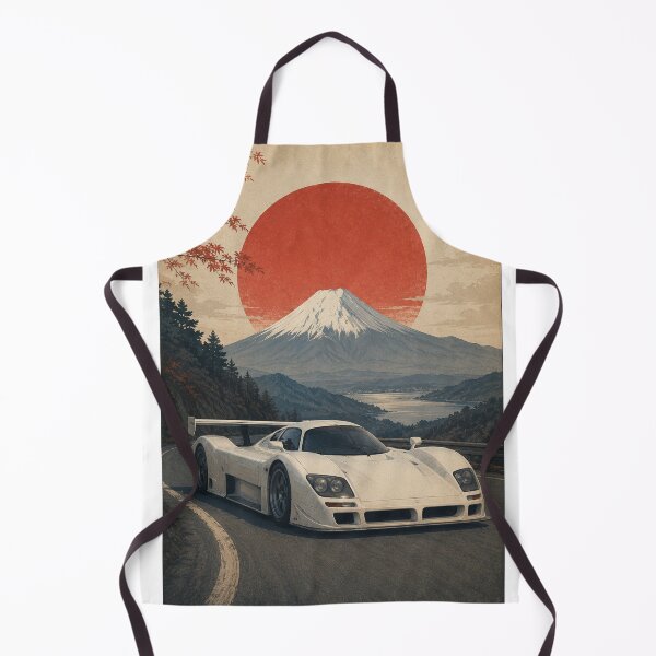 Item preview, Japanese GT1 Legend – Sunrise on Fuji minimalist white designed and sold by Traceursniper.