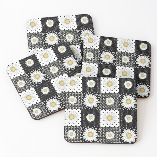 Item preview, Patchwork Daisies designed and sold by ZaboDesign.