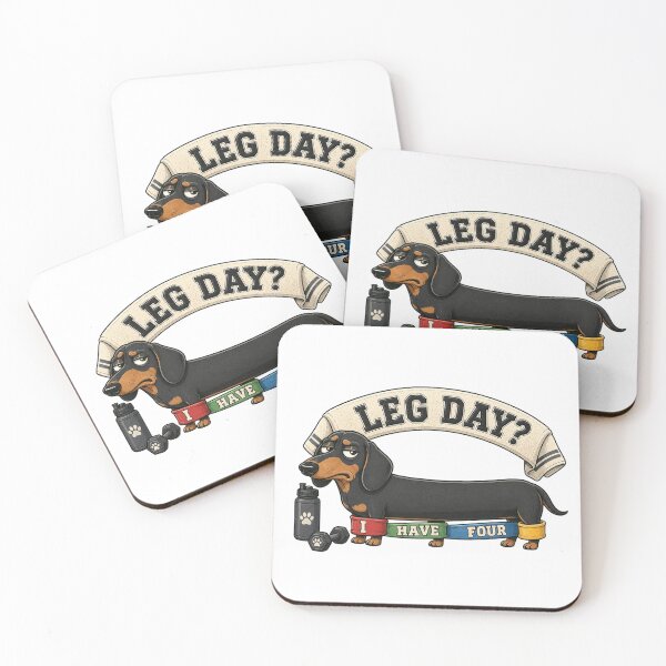 Item preview, Funny Dachshund Workout Gym Dog designed and sold by Gentlestate.