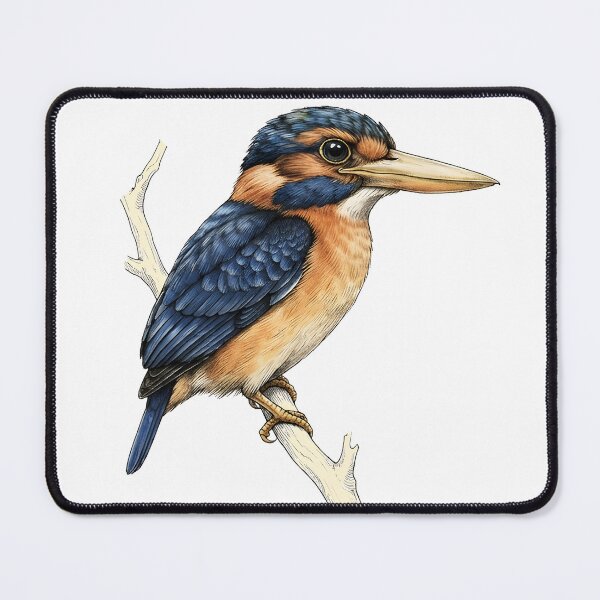 Item preview, Rufous-collared Kingfisher designed and sold by wonderisland.