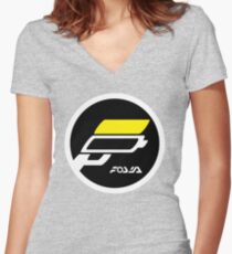 Forge Logo (Splatoon 2) Women's Fitted V-Neck T-Shirt