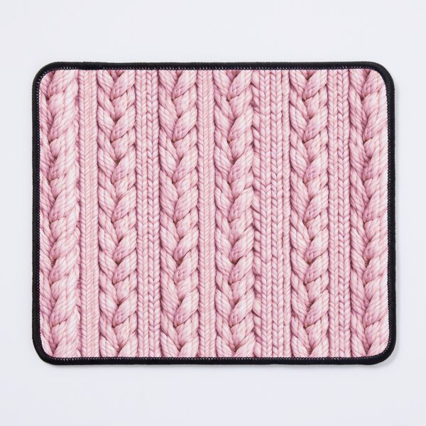 Item preview, Pastel Pink Coquette Aesthetic Braided Cable Knit Pattern designed and sold by GraffiTimi.