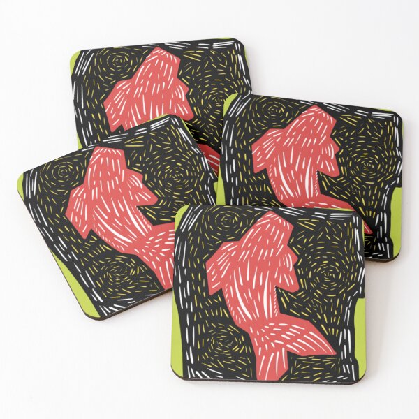 Item preview, Red Fish Pond designed and sold by JennieBakerssh.