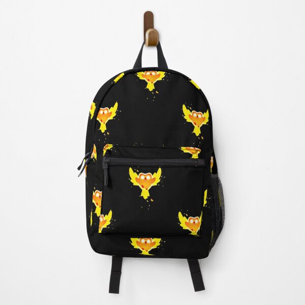 Item preview, Glow Fiery Phoenix Owl Mascot - Angry Rage Mode Fire Bird Sticker designed and sold by Billy Morfo™.