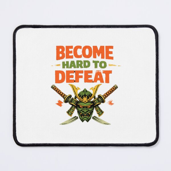 Item preview, Become Hard To Defeat | Minimal Motivational Typography | Discipline Mindset designed and sold by Lovestickerco.