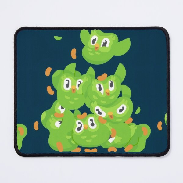 Item preview, Cute Green Owls Cartoon Pile - Funny Language Learning Mascot Chaos Sticker designed and sold by Billy Morfo™.