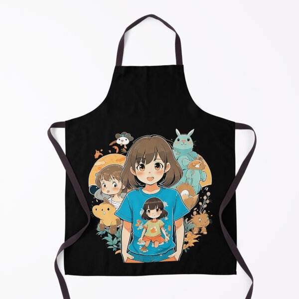 Item preview, Cute Anime Girl Characters And Fantasy Creatures Illustration designed and sold by Unique and Print .