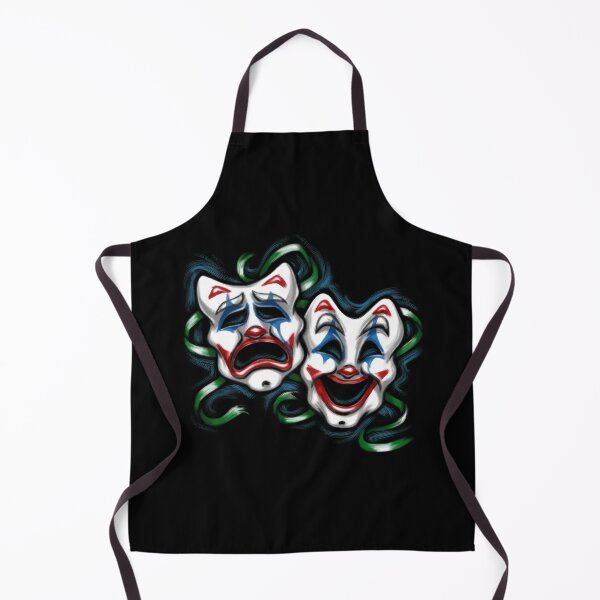 Item preview, Life Is A Comedy Tragedy Mask designed and sold by PrintDarling.