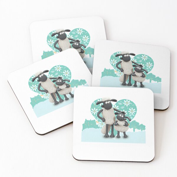 Item preview, Sweet Mother and Child Sheep Cartoon designed and sold by ChukyMall.
