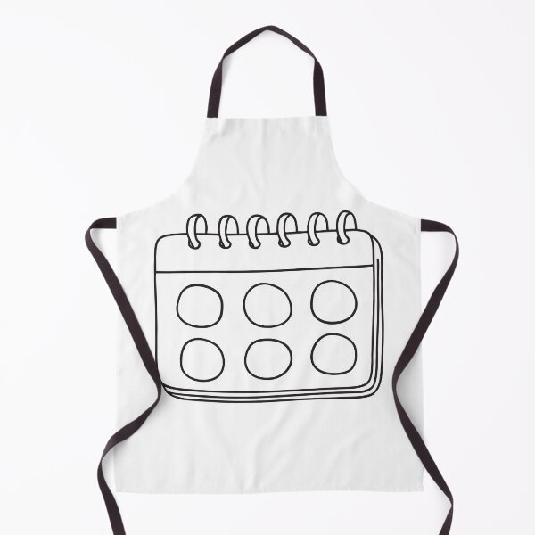 Item preview, A wall calendar with empty date boxes marked in circles designed and sold by rasagamastore.