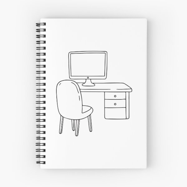 Item preview, Chair Facing Dark Computer Screen designed and sold by rasagamastore.