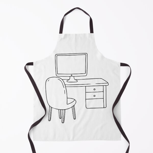 Item preview, Chair Facing Dark Computer Screen designed and sold by rasagamastore.