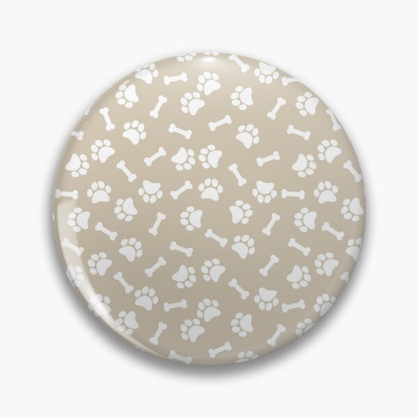 Item preview, Sand And White Dog Paw And Bone Pattern designed and sold by pattern-archive.