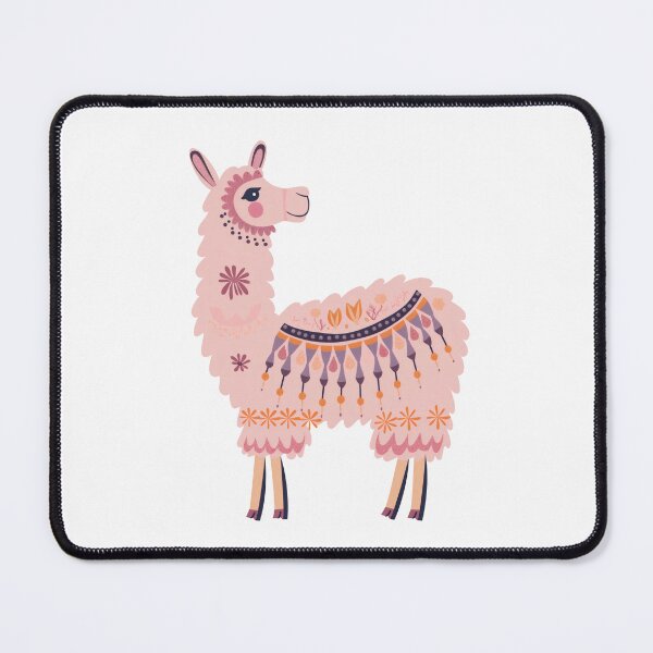 Item preview, Scandinavian Folk Art, Pink Alpaca designed and sold by xiao xuans.