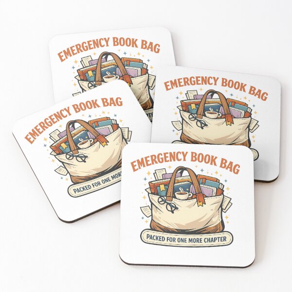 Item preview, Emergency Book Bag Packed For One More Chapter designed and sold by Concrete Coffee Studio.
