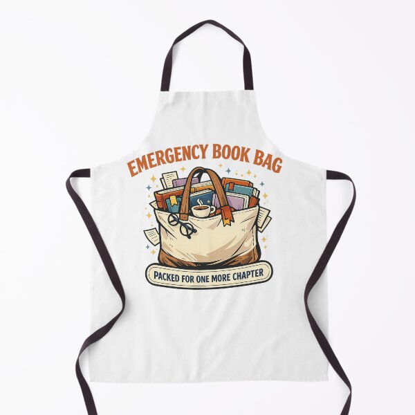 Item preview, Emergency Book Bag Packed For One More Chapter designed and sold by Concrete Coffee Studio.
