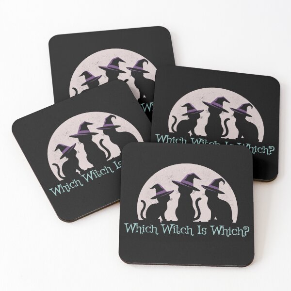 Item preview, Spooky Black Cat Halloween - Which Witch Is Which designed and sold by clickbongski.