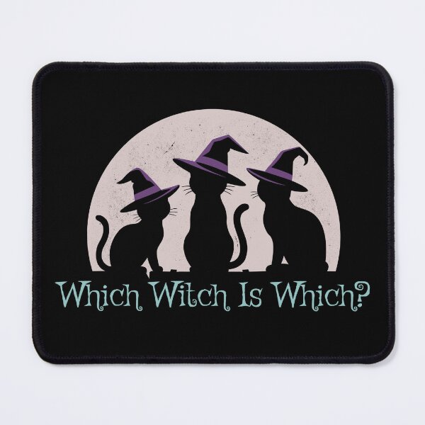 Item preview, Spooky Black Cat Halloween - Which Witch Is Which designed and sold by clickbongski.