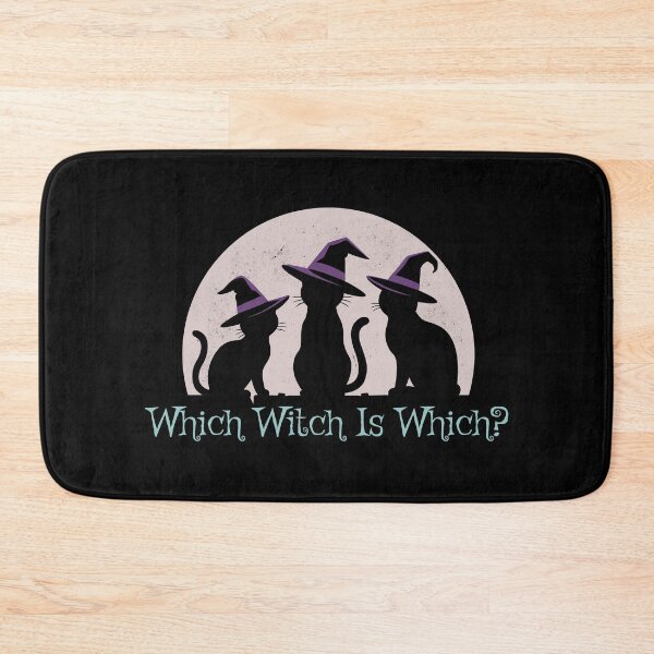 Item preview, Spooky Black Cat Halloween - Which Witch Is Which designed and sold by clickbongski.