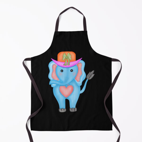 Item preview, Cute Blue Elephant Wearing Hat Kawaii Circus designed and sold by YeppiStudio.