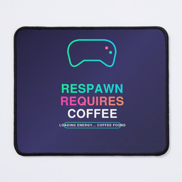Item preview, Respawn Requires Coffee Funny Gamer Shirt designed and sold by Ayaanaleena.