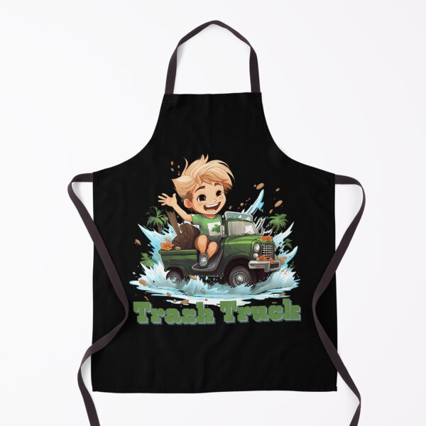 Item preview, Boy Driving Trash Truck Adventure designed and sold by PrintDarling.