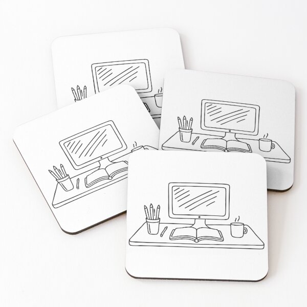 Item preview, A workspace with just a notebook and pencil, no computer present designed and sold by rasagamastore.