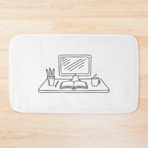 Item preview, A workspace with just a notebook and pencil, no computer present designed and sold by rasagamastore.