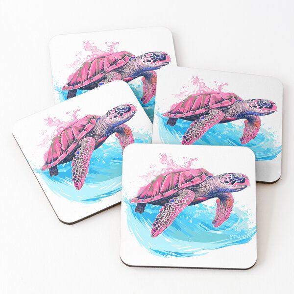 Item preview, Majestic Sea Turtle Swimming in Blue Wave illustration designed and sold by MarrysLifestyle.