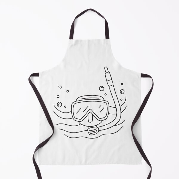 Item preview, A diving mask slowly sinking below the water surface designed and sold by rasagamastore.