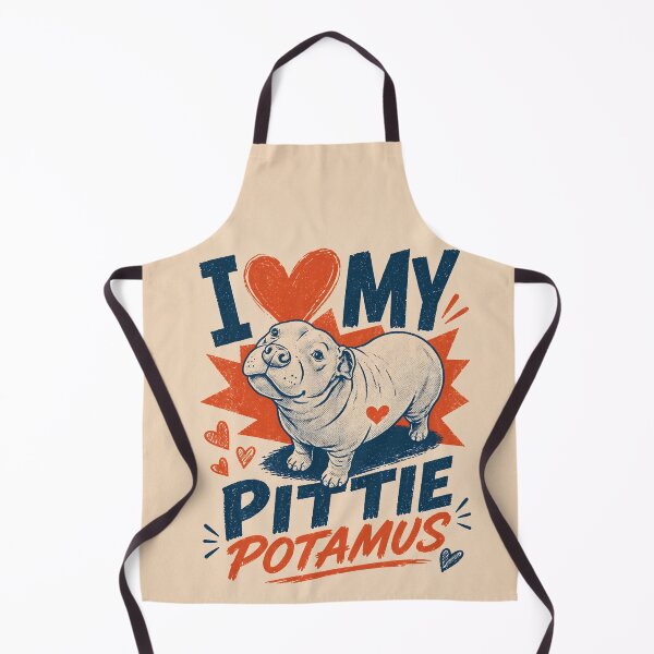 Artikelvorschau, Ich liebe meinen Pitbull Potamus entworfen und verkauft von RebenCantik.