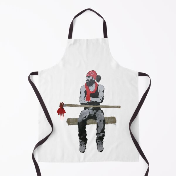 Item preview, Rugged Lumberjack Swinging Heavy Wood Axe Urban Art designed and sold by EdvvinStudios.