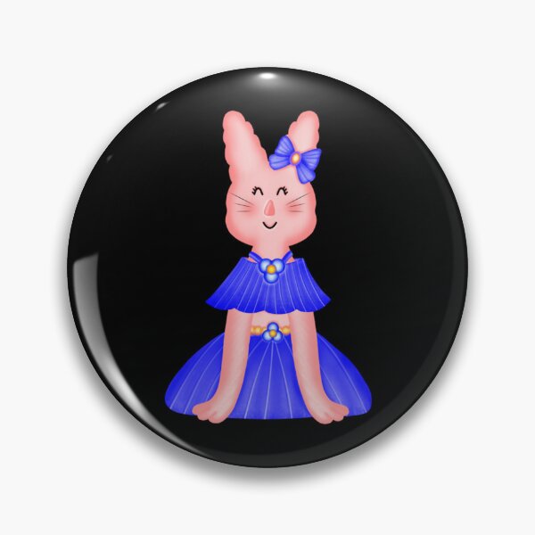 Item preview, Cute Princess Rabbit Pink Bunny Elegant Gown  designed and sold by YeppiStudio.