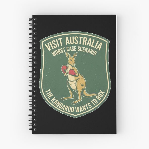 Item preview, Visit Australia Worst Case Scenario Kangaroo Wants To Box  designed and sold by DeliaDesignsCo.