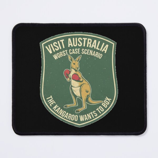 Item preview, Visit Australia Worst Case Scenario Kangaroo Wants To Box designed and sold by DeliaDesignsCo.