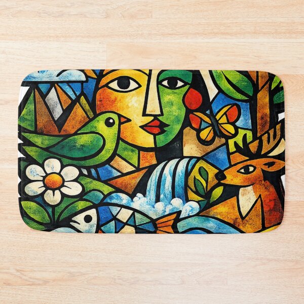 Item preview, All Creatures, One World designed and sold by Santuário da Bicharada.