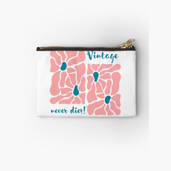 Item preview, "Vintage never dies" Floral Retro Design designed and sold by MarrysLifestyle.