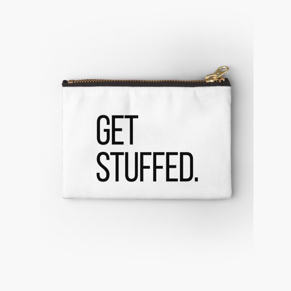 Item preview, Get Stuffed. Funny Minimalist Typography T-Shirt | Classic Aussie Saying | Bold Text Humor Tee designed and sold by OveloStudios.
