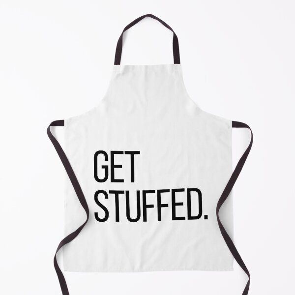 Item preview, Get Stuffed. Funny Minimalist Typography T-Shirt | Classic Aussie Saying | Bold Text Humor Tee designed and sold by OveloStudios.