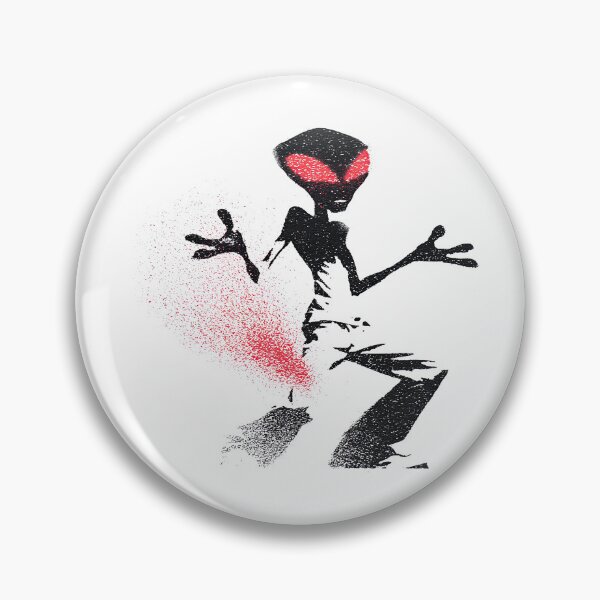 Item preview, Mysterious Zeta Reticulan Alien Stencil Dynamic Shadow designed and sold by EdvvinStudios.