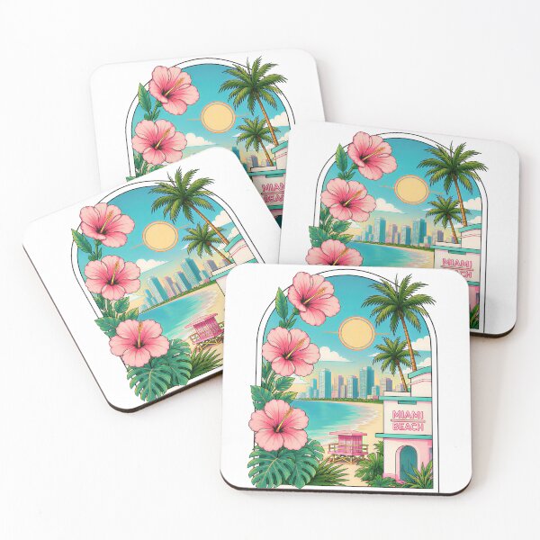 Item preview, Miami Florida Retro designed and sold by LAYES DESIGN.