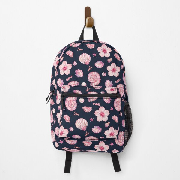 Item preview, Vintage Coastal Cherry Blossom Shells Pattern designed and sold by Chromaovo.