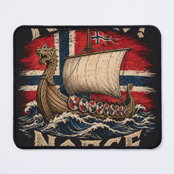 Item preview, Vintage Norge Viking Longship Norway designed and sold by HilllJaleel.