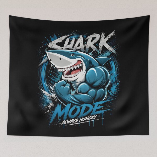 Item preview, Shark Mode – Always Hungry designed and sold by Peter Kaul.