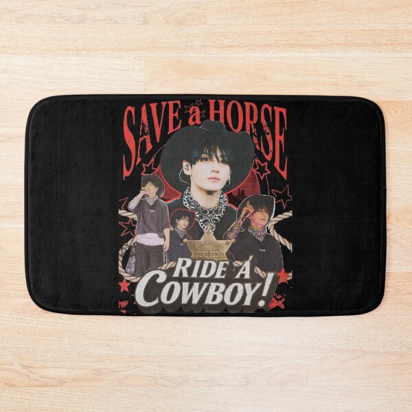 Item preview, Jungkook Save A Horse Ride A Cowboy Bootleg Rap Tee designed and sold by moamaxshop.