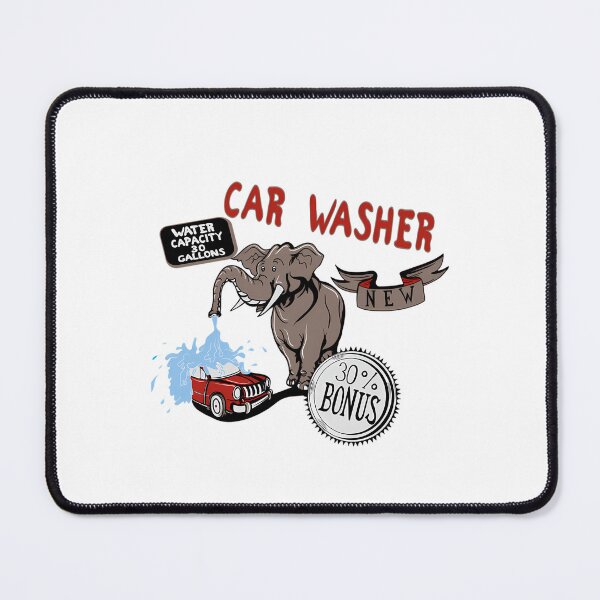 Item preview, Elephant Car Washer designed and sold by Ashutosh Das.